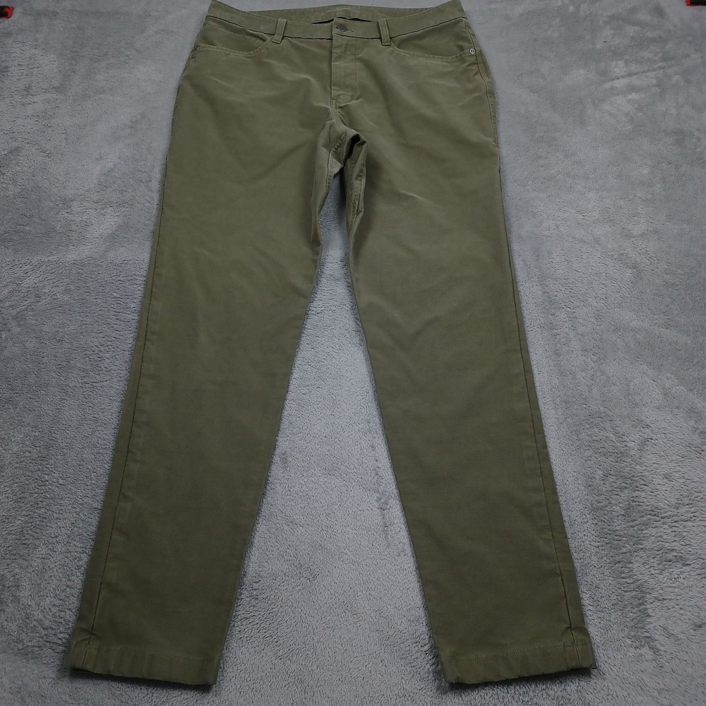 Lululemon Pants Mens 32 Green ABC Slim Fit Pockets Preppy Casual Utilitech